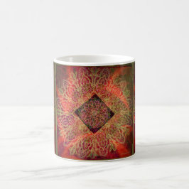 Geometrisch/Blumenmuster durch Carol Zeock Tasse