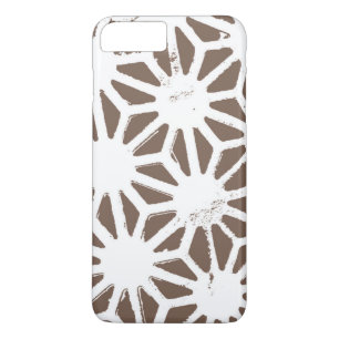 geometrisch braun-weiß Case-Mate iPhone hülle