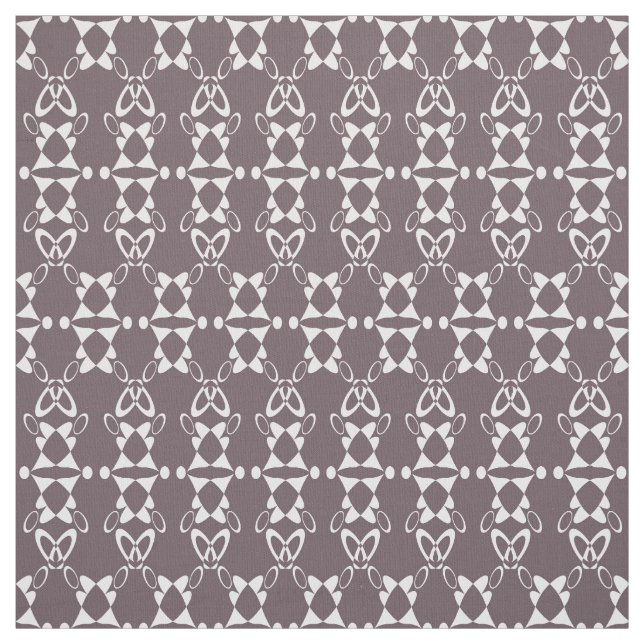 geometrisch-braune Ziermuster Stoff (Muster)