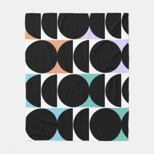 Geometrisch des modernen Mittelzentrums Fleecedecke