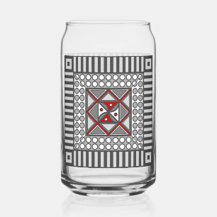 Geometrisch Dosenglas