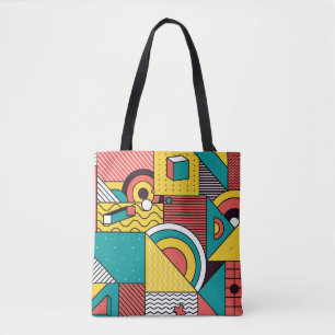 Geometrisch farbig: abstraktes Muster.