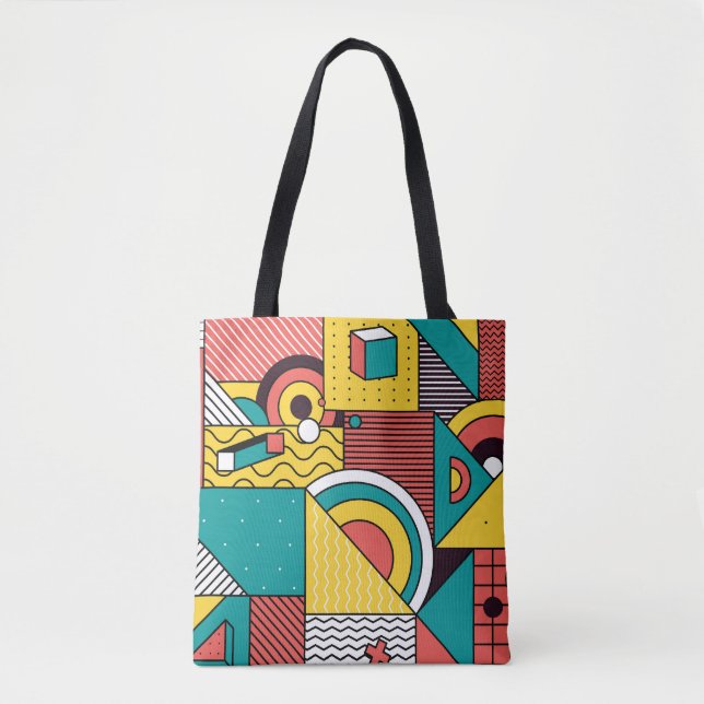 Geometrisch farbig: abstraktes Muster. (Vorderseite)