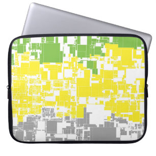 Geometrisch Funky Abstrakte Lithromantische Pride- Laptopschutzhülle