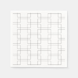 Geometrisch für das Bracket Elimination Turnament Serviette