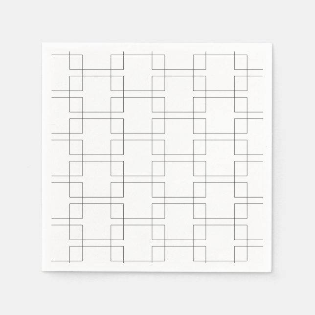 Geometrisch für das Bracket Elimination Turnament Serviette (Vorderseite)