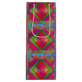 Geometrisch Geschenktüte Für Weinflaschen