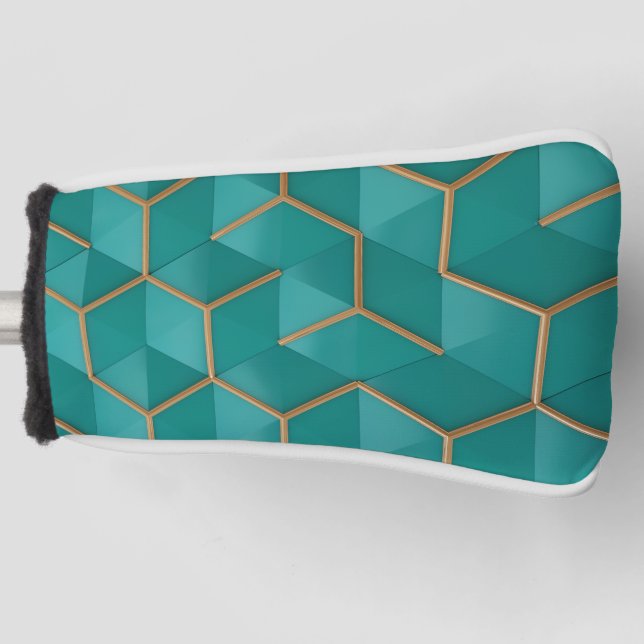 geometrisch golf headcover (Vorderseite)