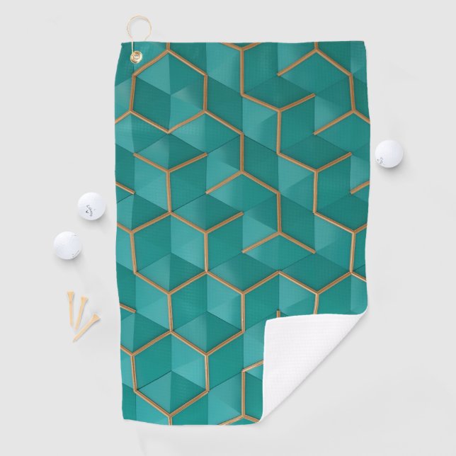 geometrisch golfhandtuch (Insitu)