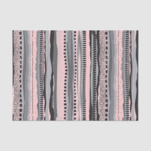 geometrisch-grau-gelb-stäbliche Formen Seidenpapier