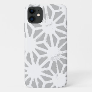 geometrisch-grau-weiße Muster Case-Mate iPhone Hülle