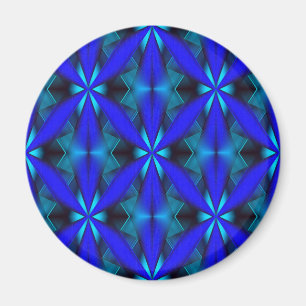 Geometrisch in blau.... magnet