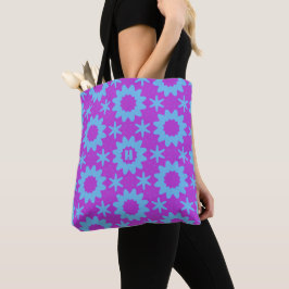 geometrisch lila blau