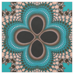 geometrisch-marokkanischer Stoff