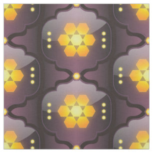 geometrisch-marokkanischer Stoff