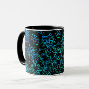 geometrisch-marokkanisches Kaliedoskop m Tasse