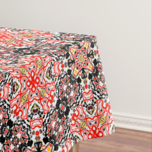 geometrisch-marokkanisches Kaliedoskop m Tischdecke