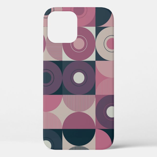 geometrisch Mitte des Jahrhunderts: abstraktes far Case-Mate iPhone Hülle (Rückseite)