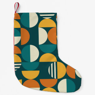 Geometrisch Mitte des Jahrhunderts: Minimalistisch Kleiner Weihnachtsstrumpf