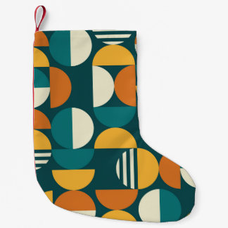 Geometrisch Mitte des Jahrhunderts: Minimalistisch Kleiner Weihnachtsstrumpf