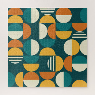 Geometrisch Mitte des Jahrhunderts: Minimalistisch Puzzle