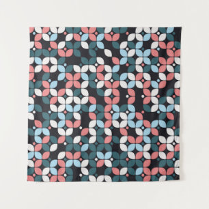 geometrisch nahtlose Muster, geometrisch, texturie Wandteppich