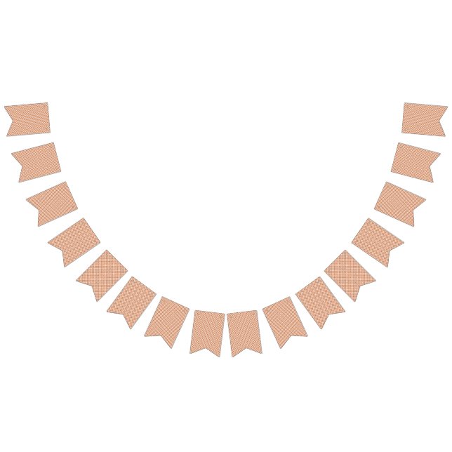 geometrisch orange und weiß wimpelkette (Alle)