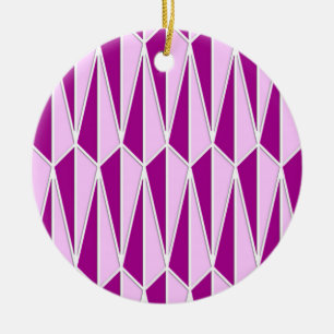 geometrisch, pflaumenförmig und orchid keramikornament