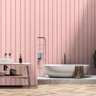 geometrisch pink tapete
