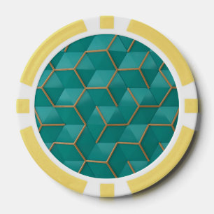 geometrisch pokerchips