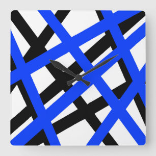 Geometrisch Quadratische Wanduhr