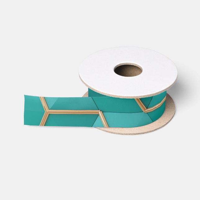 geometrisch satinband (Spule)