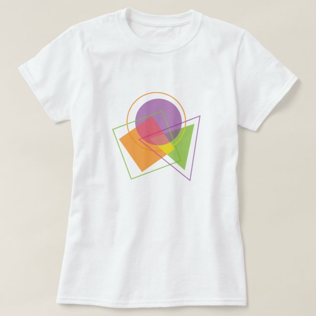 Geometrisch T-Shirt (Design vorne)
