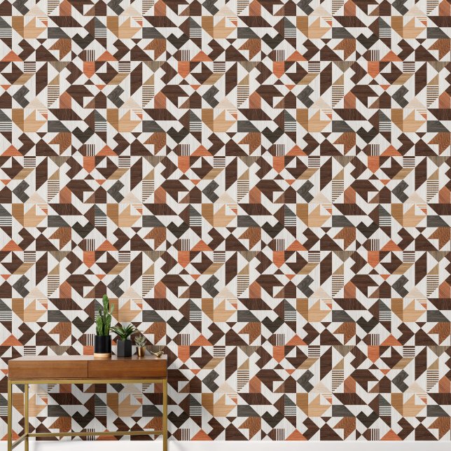 Geometrisch Tapete (Korridor)