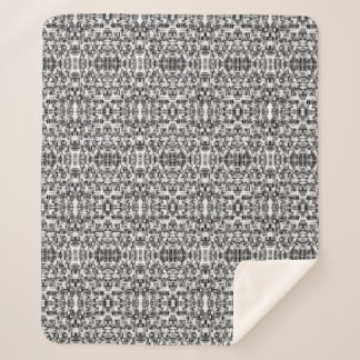 Geometrisch-tribale Sherpa-Decke Sherpadecke