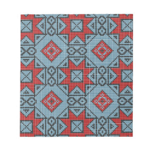 Geometrisch vintage klassisch süß-trendy stilvoll notizblock