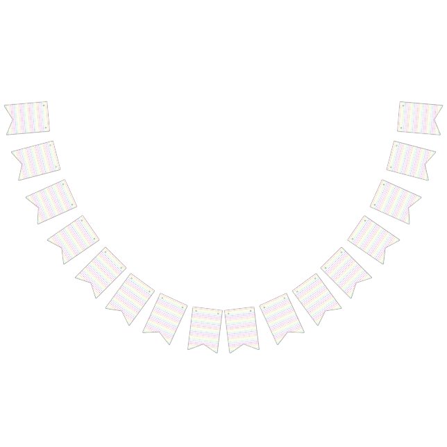 Geometrisch Wimpelkette (Alle)