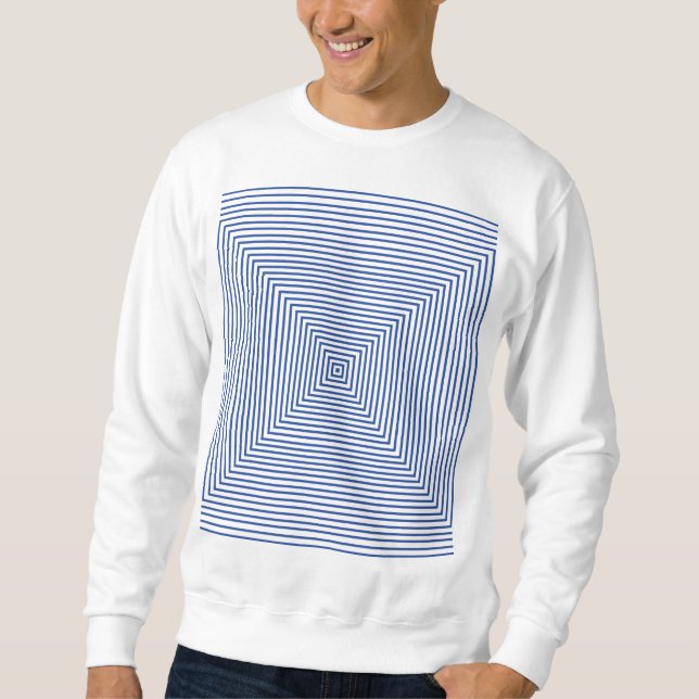 geometrisch zeichnend sweatshirt (Vorderseite)