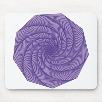 geometrisch zeichnend Violett Mousepad