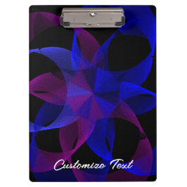 Geometrische 3D bis 2D-Zylinderring-Zwischenablage Klemmbrett