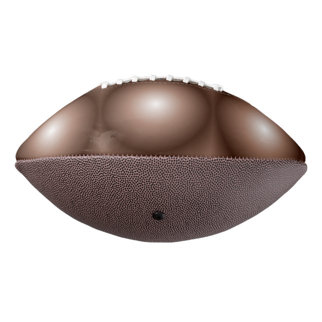 Geometrische 3D Circle Dunkelbraune Mocha Mousse W Football (Gedreht 270)