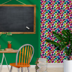 Geometrische 3D-Formen   Symbole - Kinderzimmer Tapete