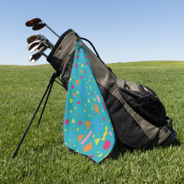 Geometrische Abbildung 1 Golfhandtuch (Gras)
