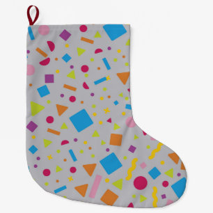 Geometrische Abbildung 2 Großer Weihnachtsstrumpf