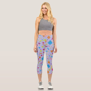 Geometrische Abbildung 3 Capri Leggings
