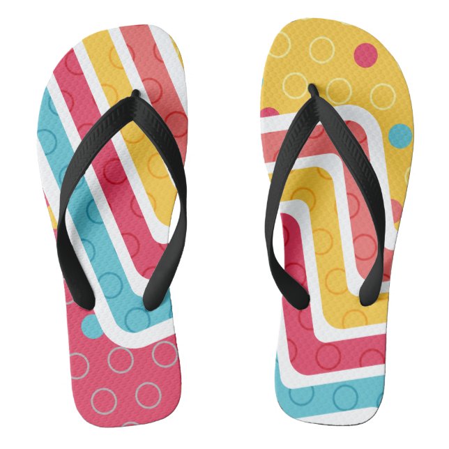Geometrische Abbildung Flip Flops (Fußbett)