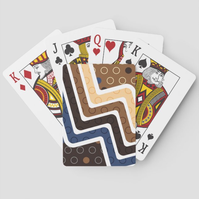 Geometrische Abbildungen 2 Spielkarten (Rückseite)