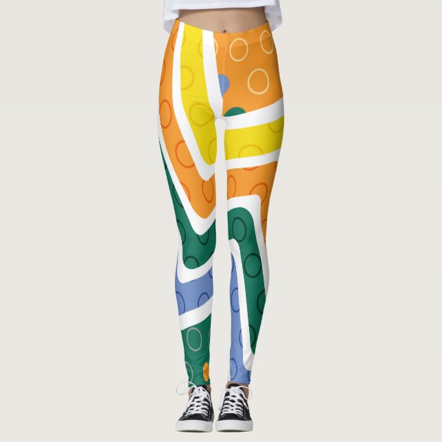 Geometrische Abbildungen 3 Leggings (Vorderseite)