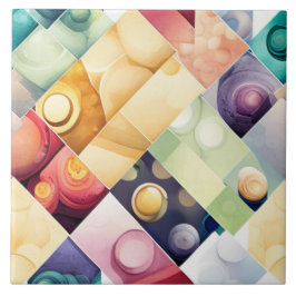 Geometrische Abschnitte Fliese