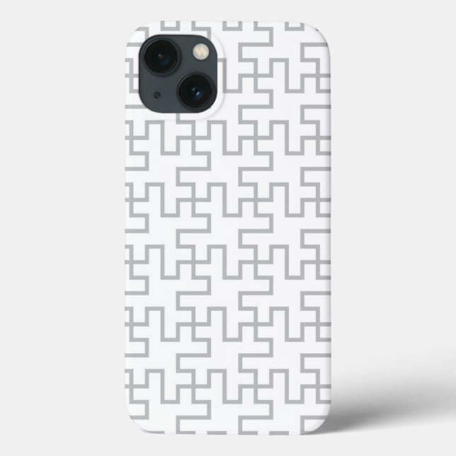 Geometrische Abstrakte Bodengestaltung Case-Mate iPhone Hülle (Rückseite)